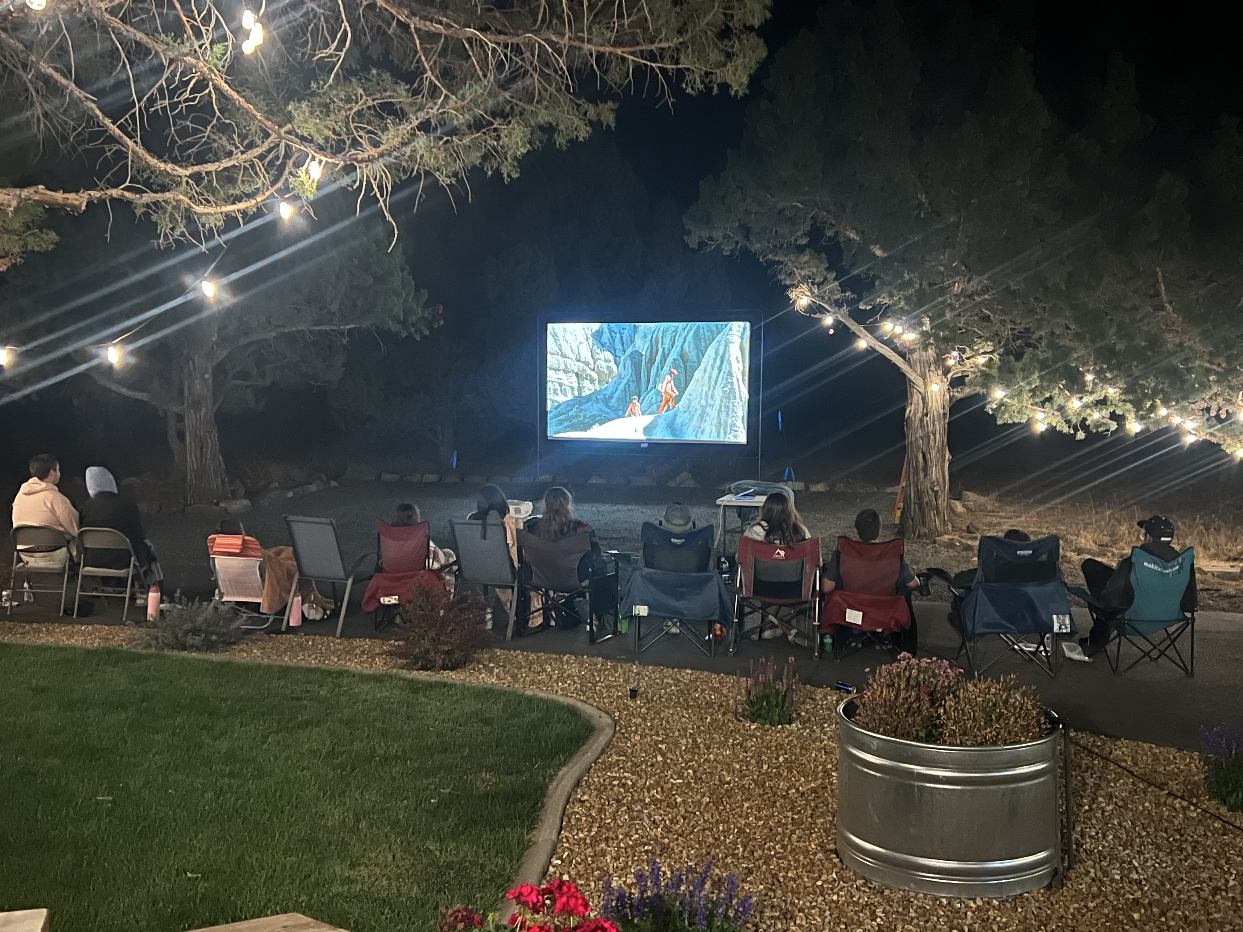 Family Fun outdoor movie